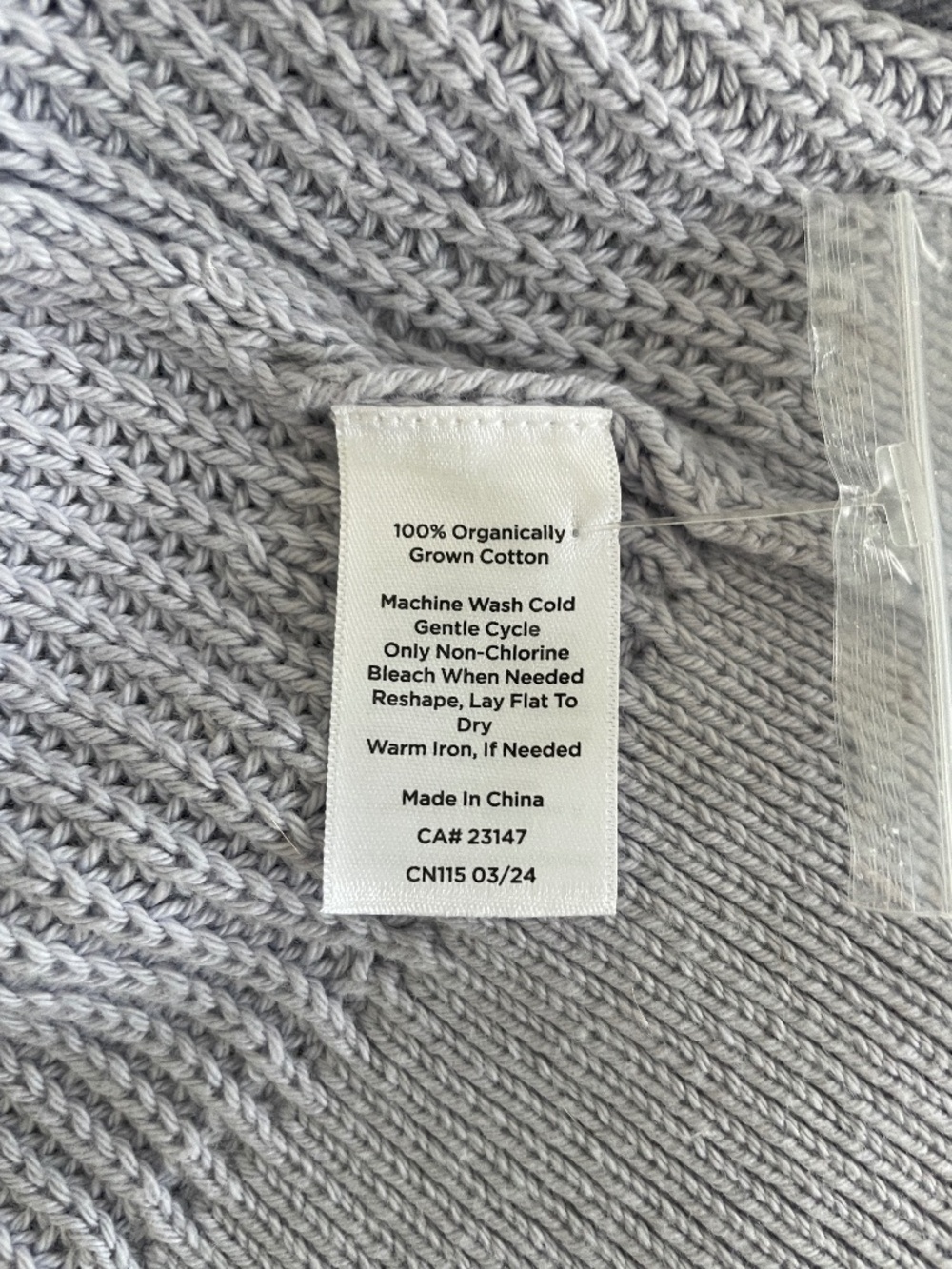 NWT Haven Well Within Women's Organic Cotton Shaker Stitch Cardigan - Small $138 - Picture 7 of 7